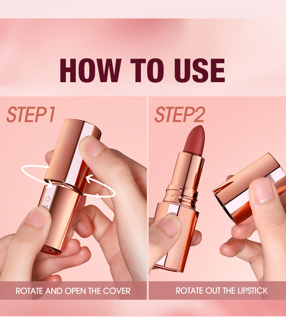 O.TWO.O Misty Kiss Color-Lock Velvet Matte Lipstick