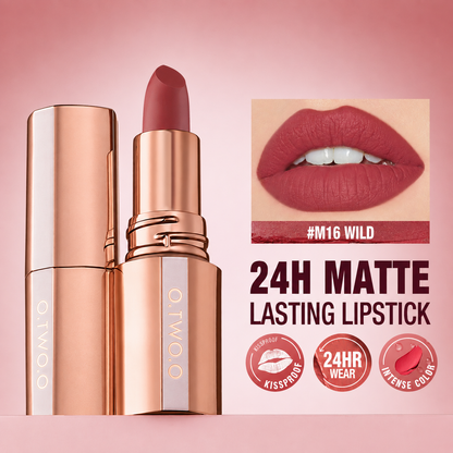 O.TWO.O Misty Kiss Color-Lock Velvet Matte Lipstick